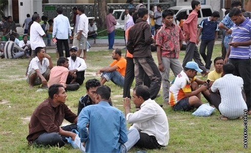 Bangladeshi workers in Maldives