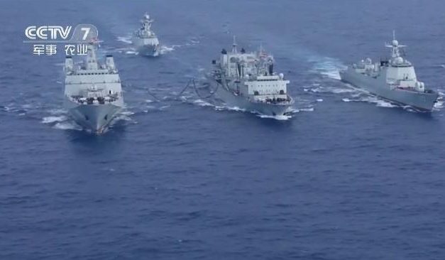 Maldives: China sends a naval task force to muscle India out.